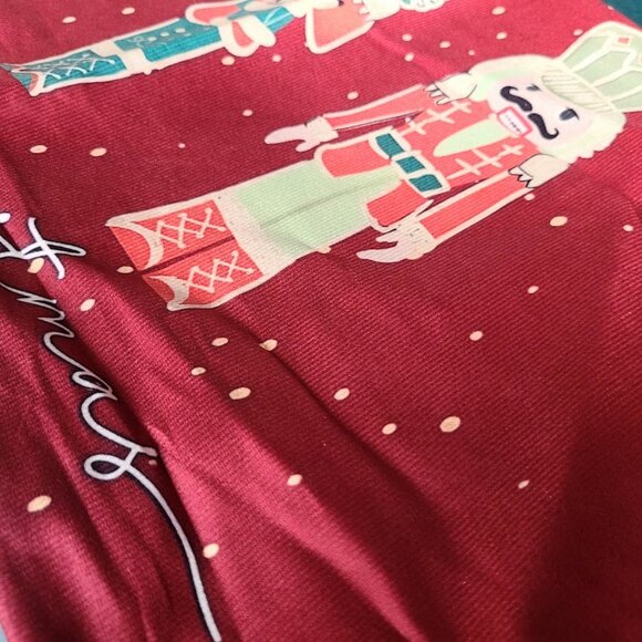 Christmas Pillow Cover Holiday Nutcracker Decor Soft Decorative Lumbar Case 20" - Picture 10 of 13